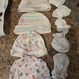 Colorful Kids' Patterned Hats Set